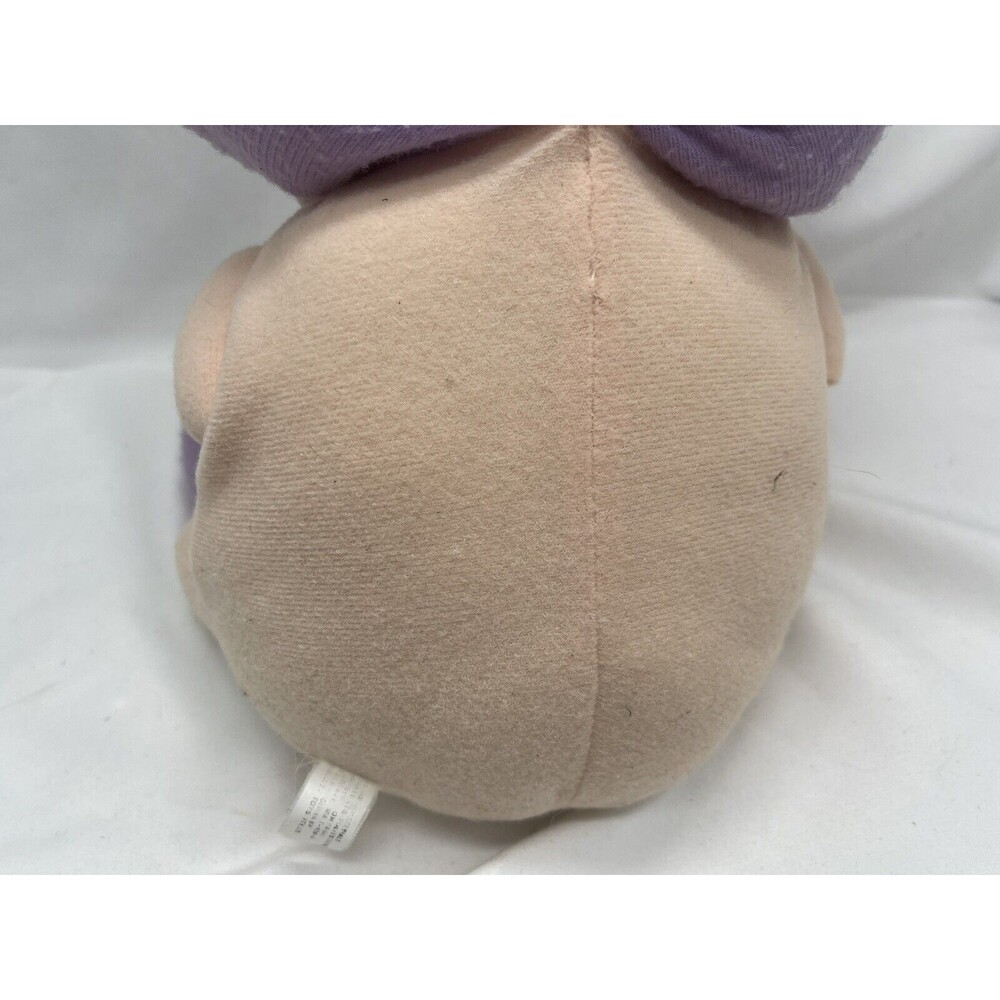 Vtg HK City Toys Baby Doll Plastic Face Cream and Purple Pokadot Hat RARE - Picture 14 of 16